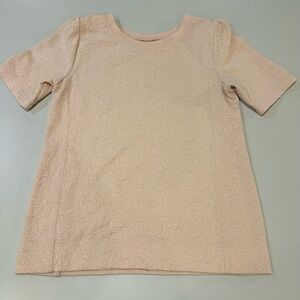Loft Textured short Sleeve Blouse size Small